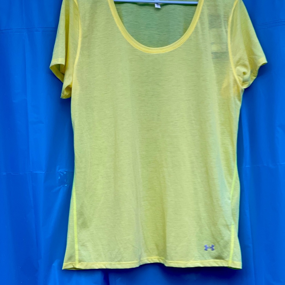NWT UNDER ARMOUR YELLOW SHIRT size XL - Picture 6 of 7